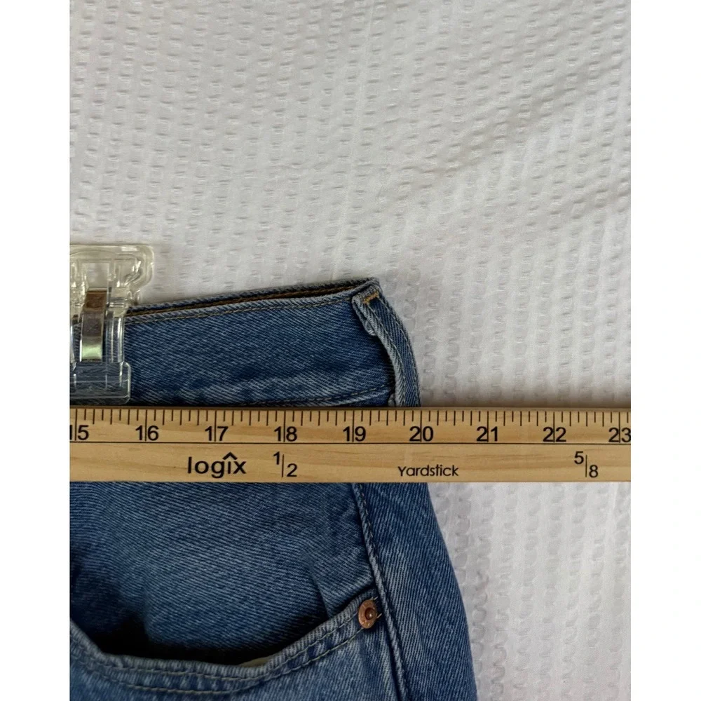 2 pairs Levi  501 Original Mens Blue Medium Wash Straight Leg Denim Jeans 40x30